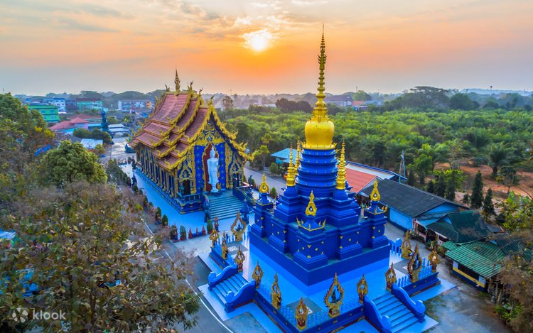 Blue Temple Buddha
